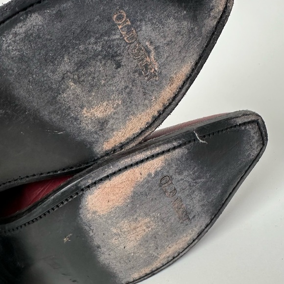 VINTAGE WOMEN’S RED LEATHER COWBOY BOOTS - Picture 12 of 13